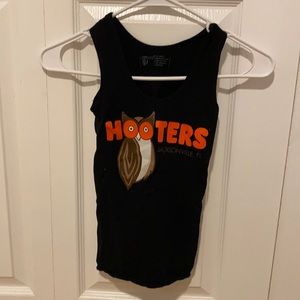 Hooters size XXS black tank